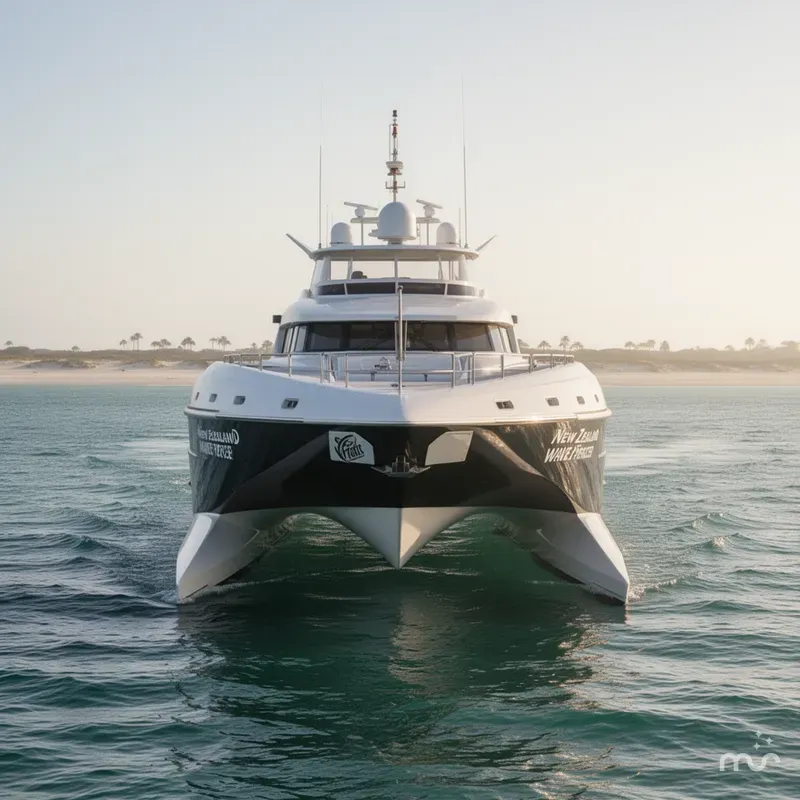 Slide: The Image of New Zealand Yachts Wave Piercer 2005 - 3