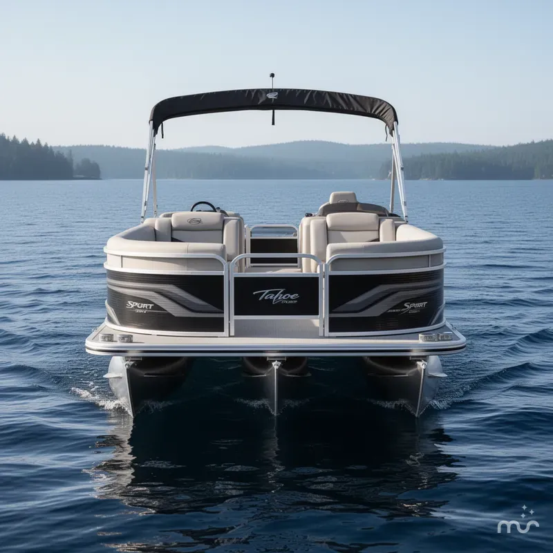 Slide: The Image of Tahoe Sport 2385 Swingback (VRB) Tritoon & Honda 4-Strok 2025 - 1