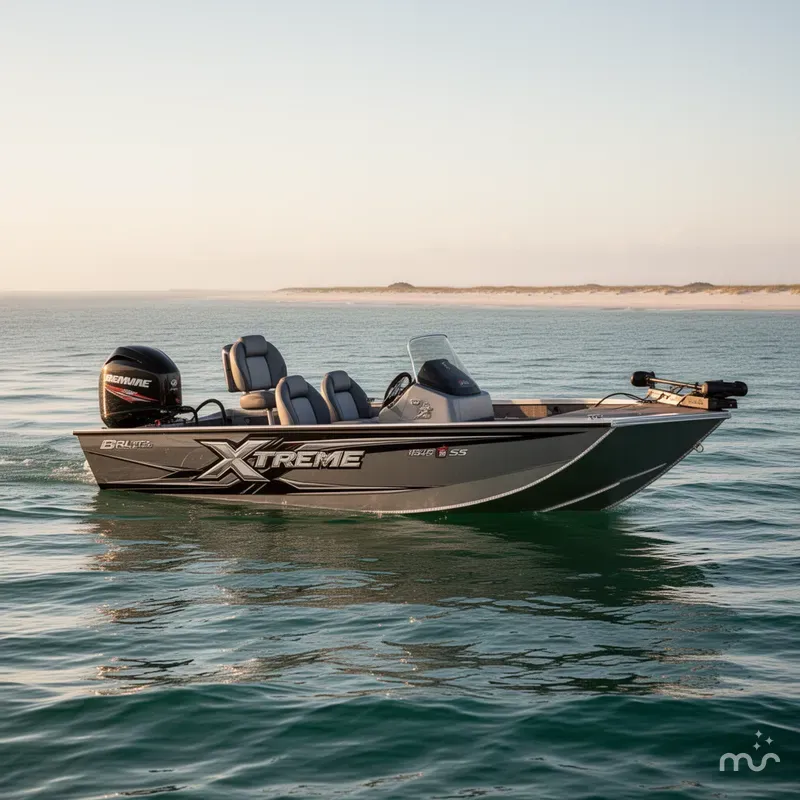 Slide: The Image of Xtreme Boats Brute 1648 SS Jet Tunnel 2025 - 0