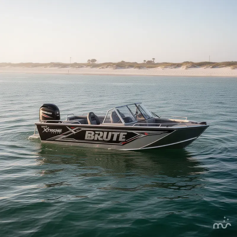 Slide: The Image of Xtreme Boats Brute 1648 SS Jet Tunnel 2025 - 2