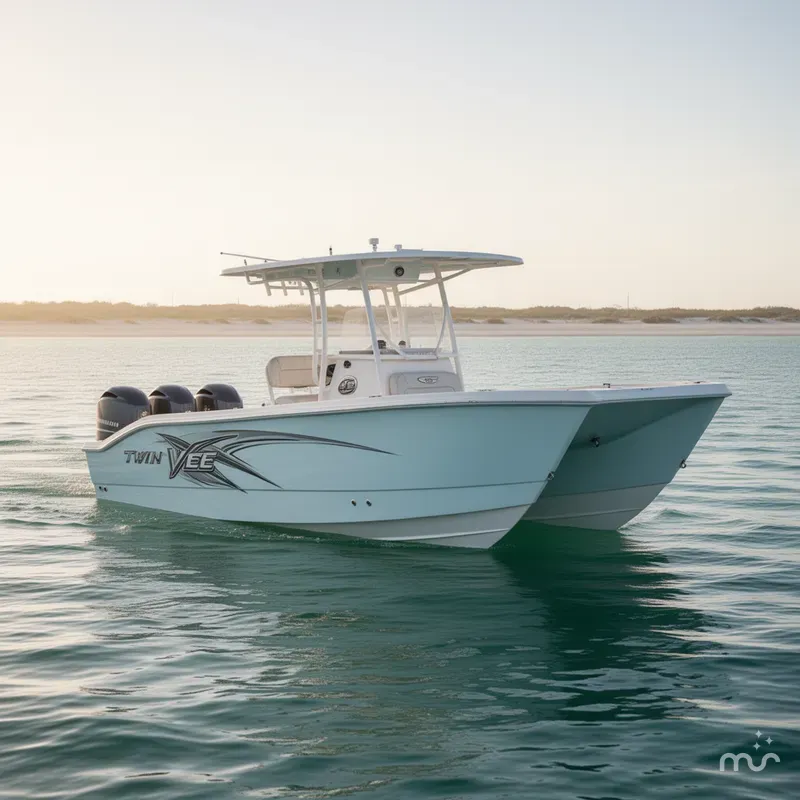 Slide: The Image of Twin Vee 240 Center Console STX 2025 - 2