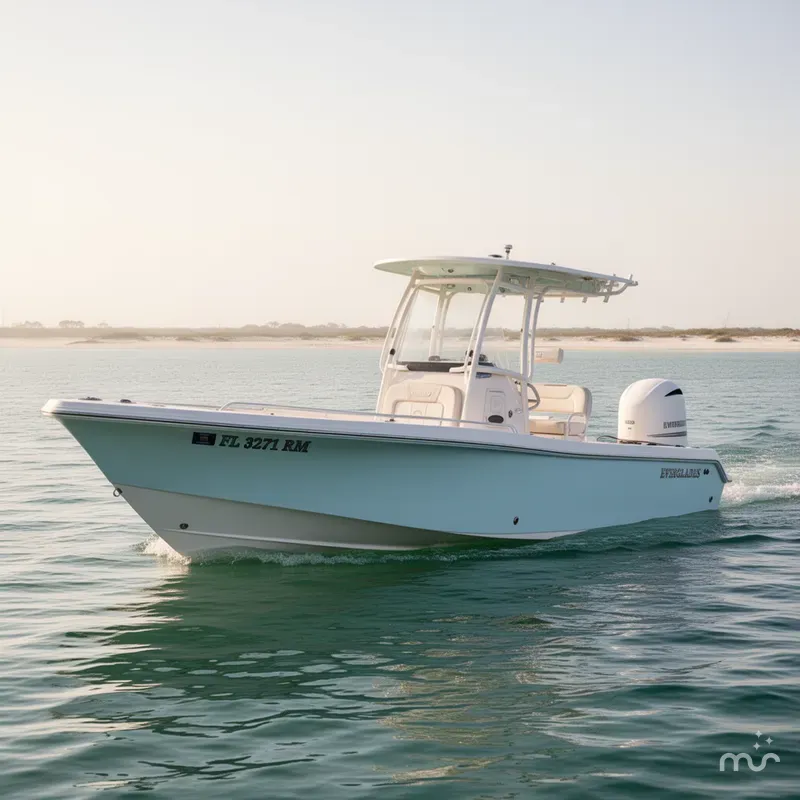 Slide: The Image of Everglades 243 Center Console 2018 - 2