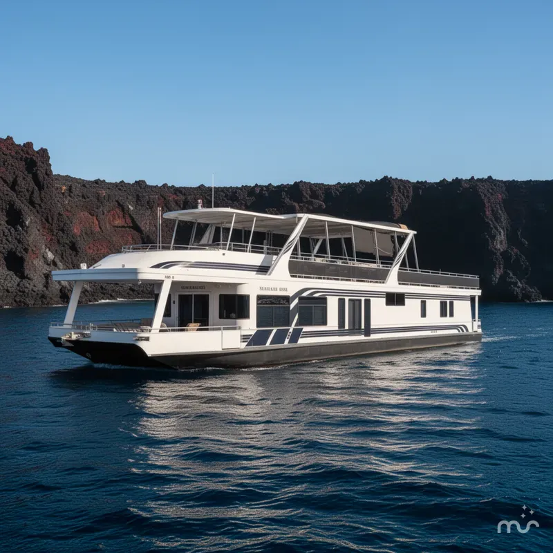 Slide: The Image of Sumerset 90x18 Houseboat 2005 - 2