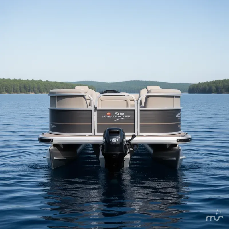 Slide: The Image of Sun Tracker Party Barge 18 DLX 2023 - 1