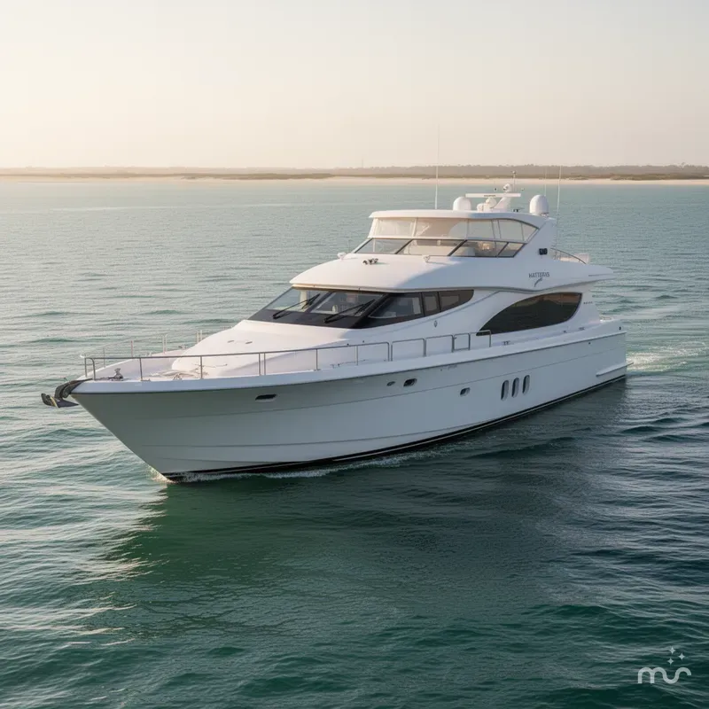 Slide: The Image of Hatteras 80 Motor Yacht 2005 - 2