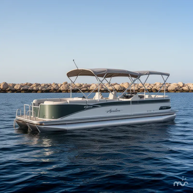 Slide: The Image of Avalon Catalina Platinum Quad Lounge - 25' 2022 - 2