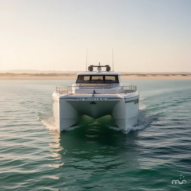 Slide: The Image of Invincible 46 Catamaran 2025 - 1