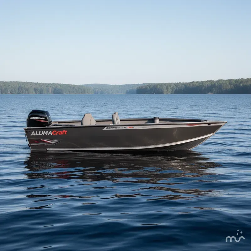 Slide: The Image of Alumacraft Competitor 185X Tiller 2025 - 2