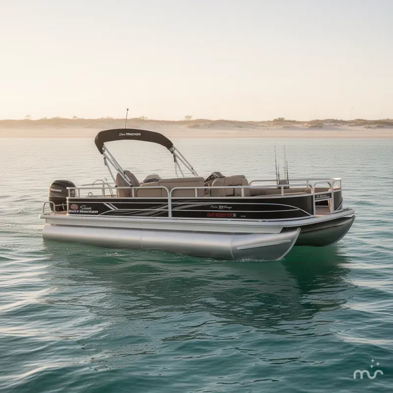 Slide: The Image of Sun Tracker Fishin' Barge 24 DLX 2019 - 0