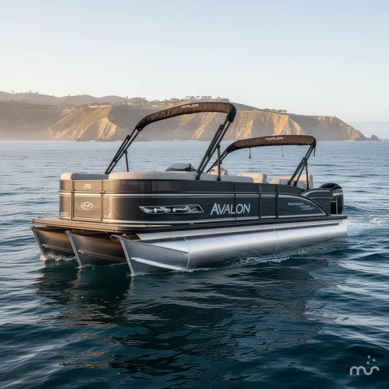 Slide: The Image of Avalon 25' Catalina Platinum Elite w/ 225HP Mercury! 2025 - 0