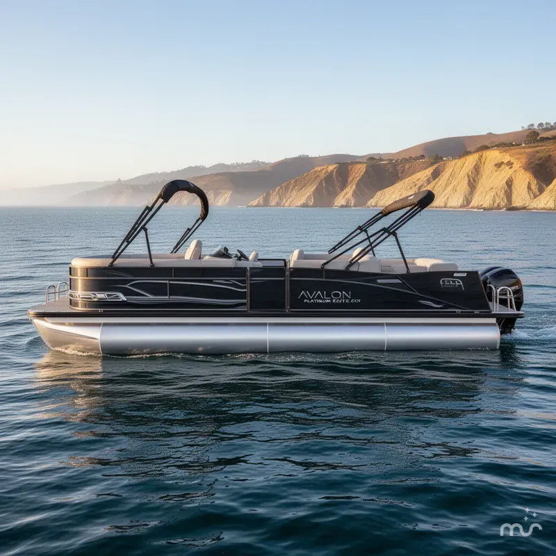 Slide: The Image of Avalon 25' Catalina Platinum Elite w/ 225HP Mercury! 2025 - 1