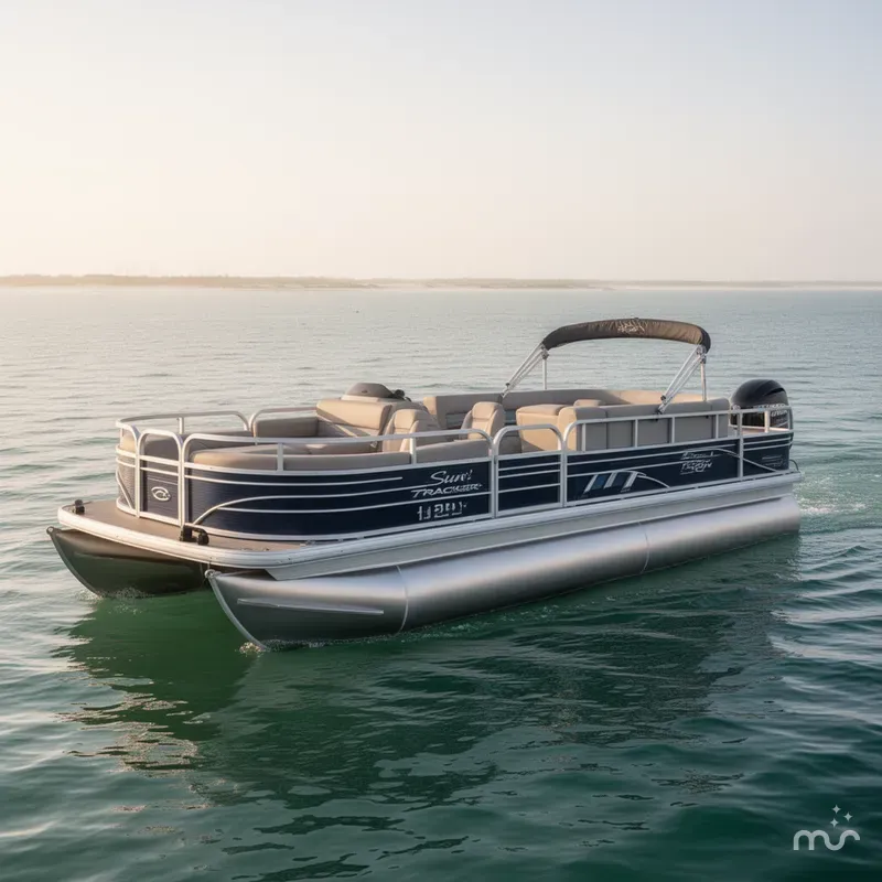 Slide: The Image of Sun Tracker Fishin' Barge 20 DLX 2023 - 1