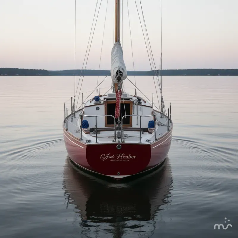 Slide: The Image of Hank Hinckley Great Harbor 26 Sloop 2000 - 2