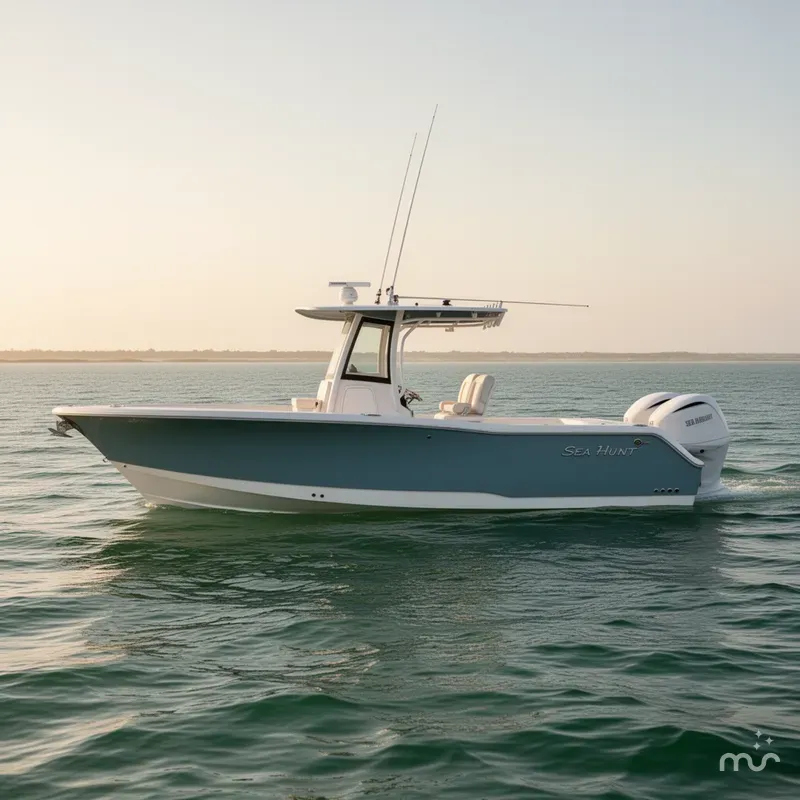 Slide: The Image of Sea Hunt Gamefish 27 Coffin Box 2025 - 2