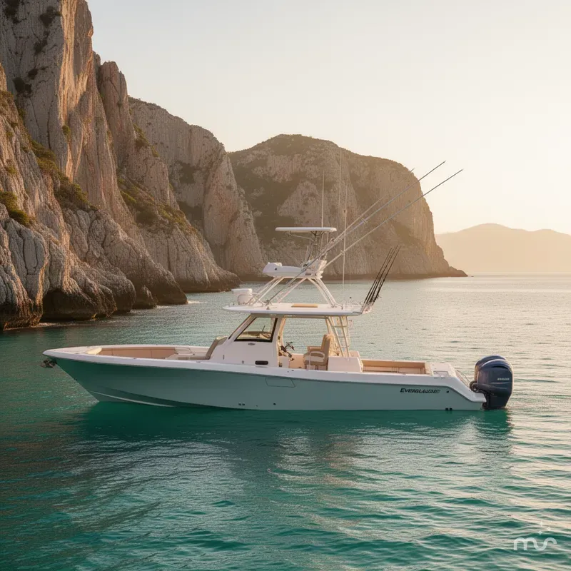 Slide: The Image of Everglades 395 Center Console 2026 - 2