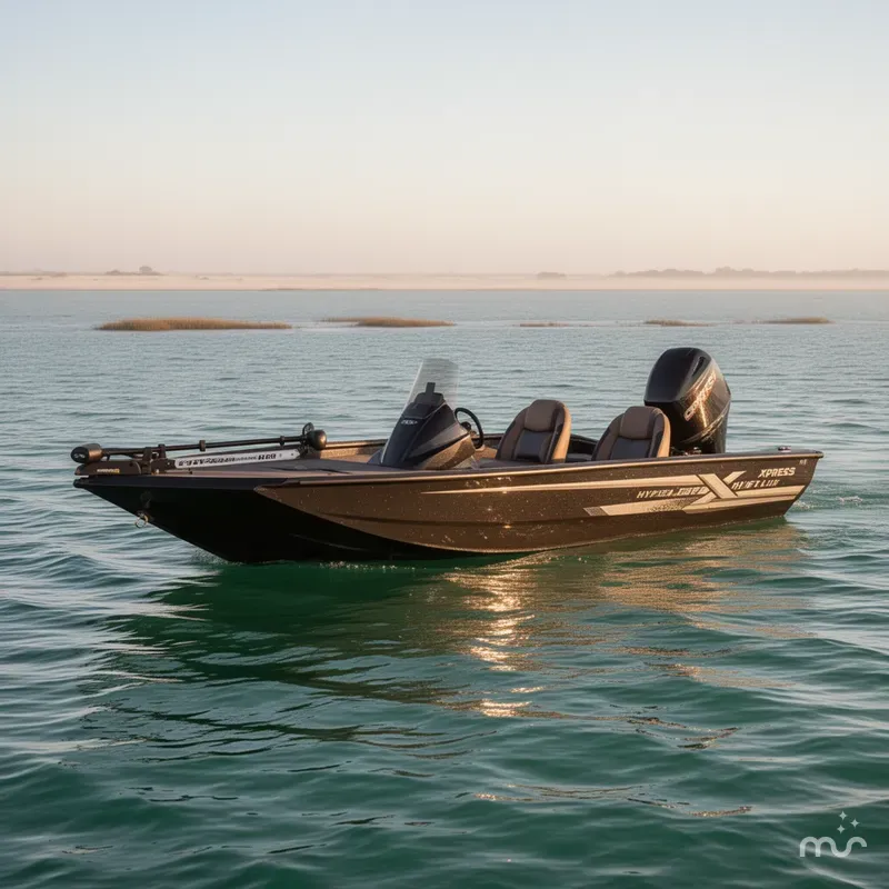 Slide: The Image of Xpress Hyper-Lift Series H18 CRAPPIE MODEL 2025 - 2