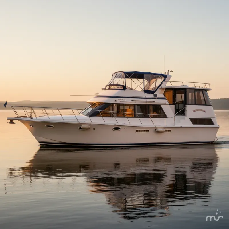Slide: The Image of Bluewater 46 Motor Yacht 1985 - 1