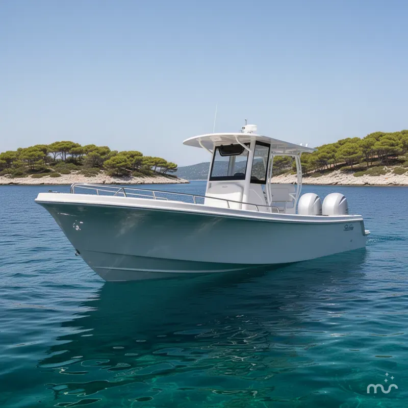 Slide: The Image of Pair Customs 27 Center Console 2025 - 2