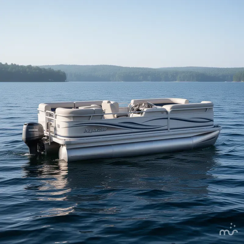 Slide: The Image of Aqua 220 DF Pontoon 2002 - 0