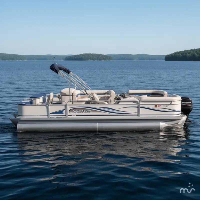 Slide: The Image of Aqua 220 DF Pontoon 2002 - 1