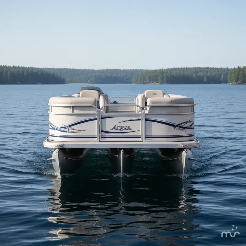 Slide: The Image of Aqua 220 DF Pontoon 2002 - 2