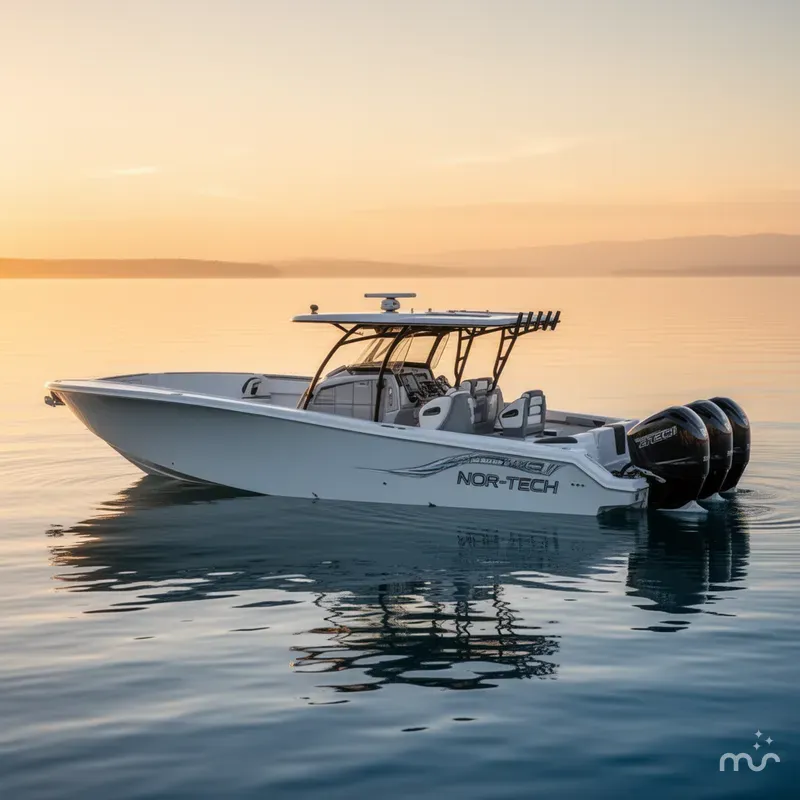 Slide: The Image of Nor-Tech 390 Sport Center Console 2026 - 3