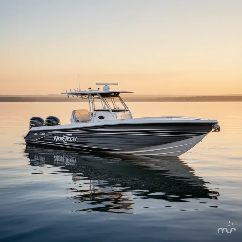 Slide: The Image of Nor-Tech 340 Sport Center Console 2019 - 0
