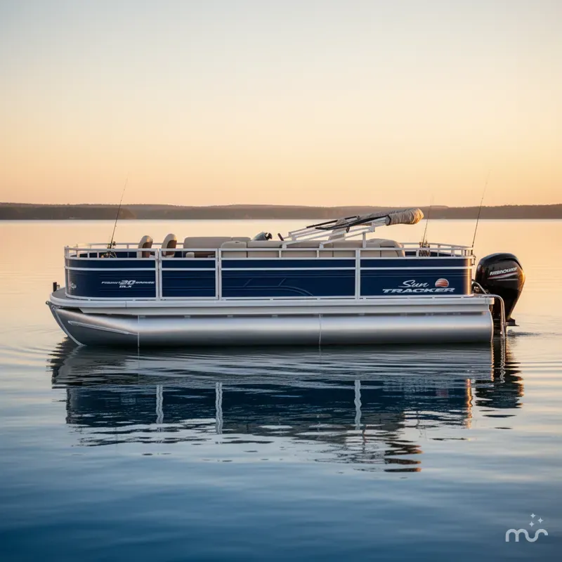 Slide: The Image of Sun Tracker Fishin' Barge 20 DLX 2025 - 1
