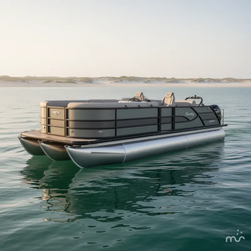 Slide: The Image of Bentley Pontoons Legacy 243 Swingback 2025 - 2