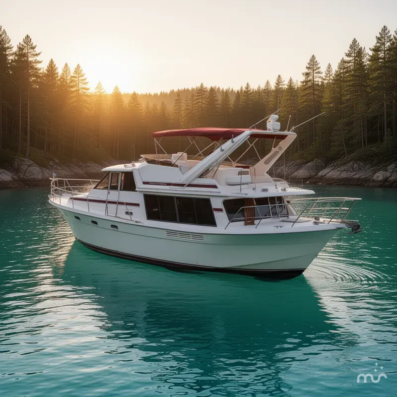 Slide: The Image of Bayliner 4588 Motoryacht 1991 - 2
