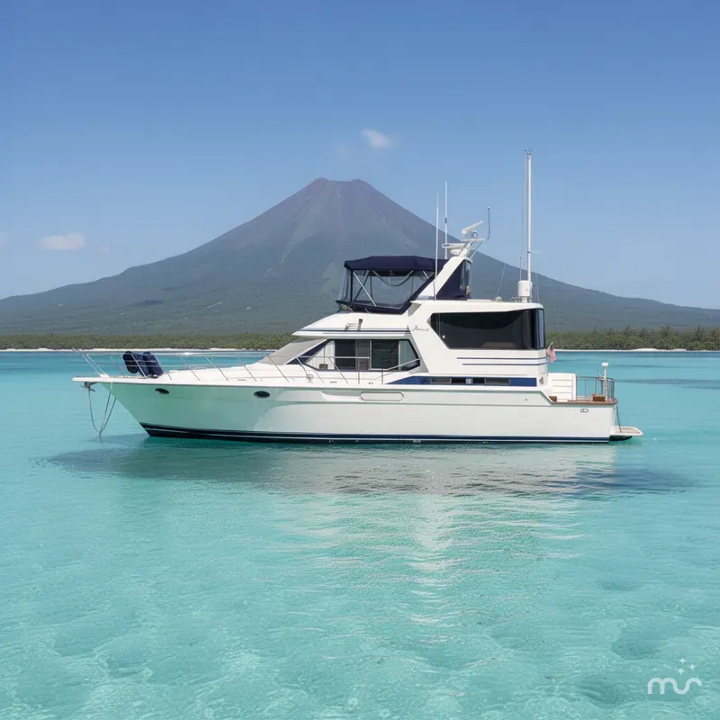 Slide: The Image of Prima 52 Cockpit Motor Yacht 1989 - 2