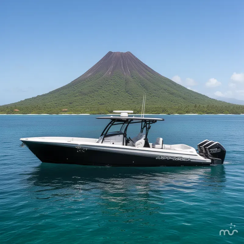 Slide: The Image of Nor-Tech 390 Sport Center Console 2021 - 2