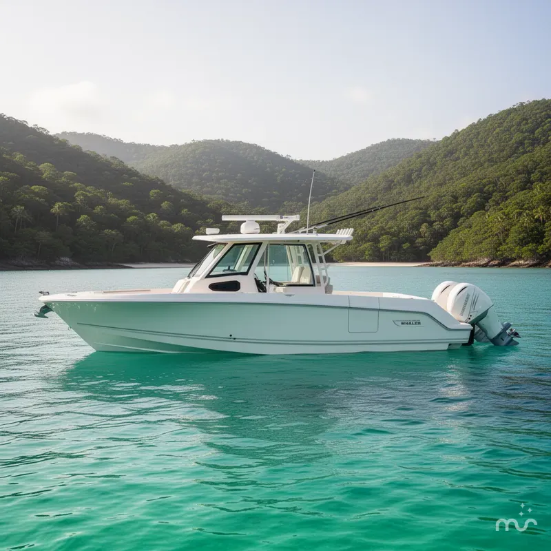 Slide: The Image of Boston Whaler 380 Outrage 2018 - 2