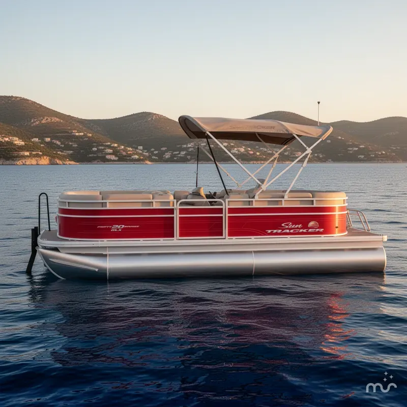 Slide: The Image of Sun Tracker Party Barge 20 DLX 2025 - 2