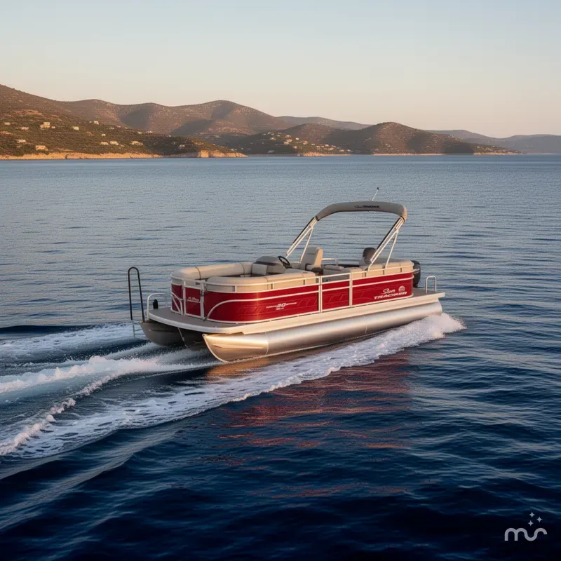 Slide: The Image of Sun Tracker Party Barge 20 DLX 2025 - 4