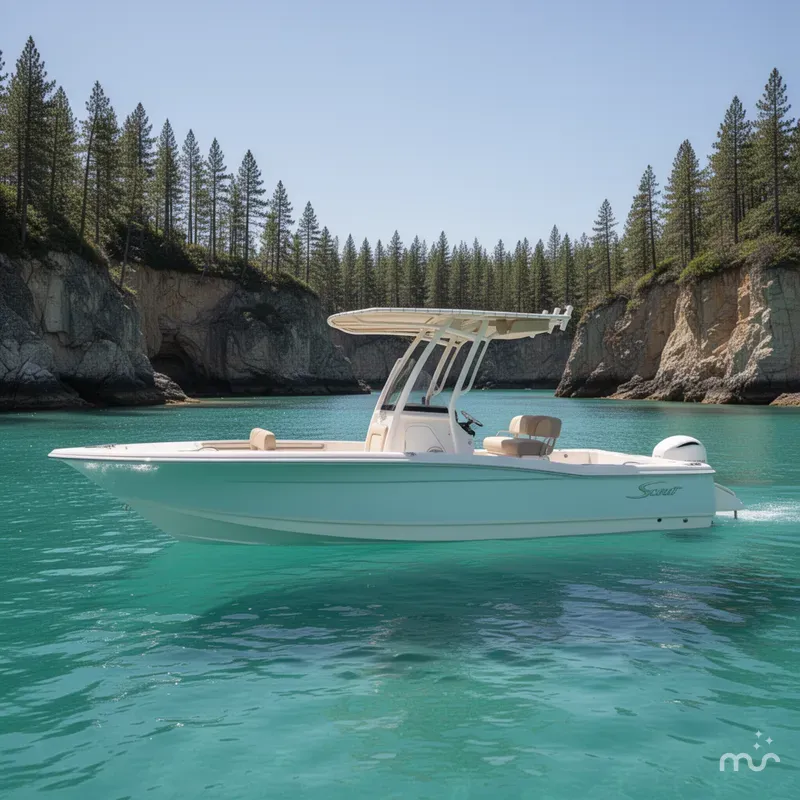 Slide: The Image of Scout 195 Sportfish 2025 - 2