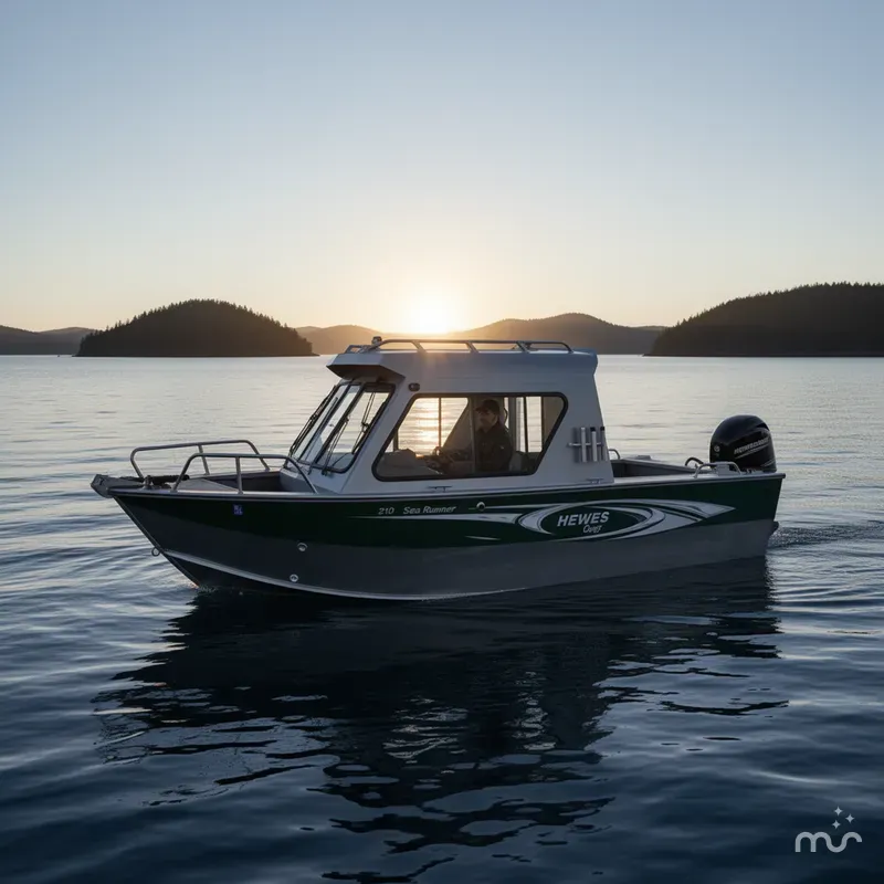 Slide: The Image of Hewescraft 210 Sea Runner 2018 - 2
