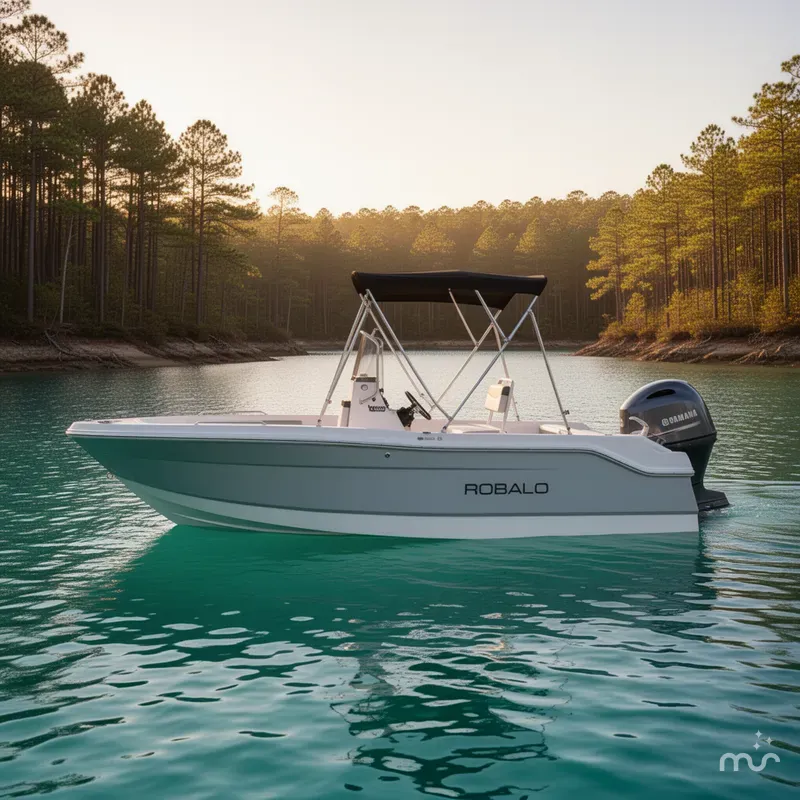 Slide: The Image of Robalo R160 Center Console 2025 - 2