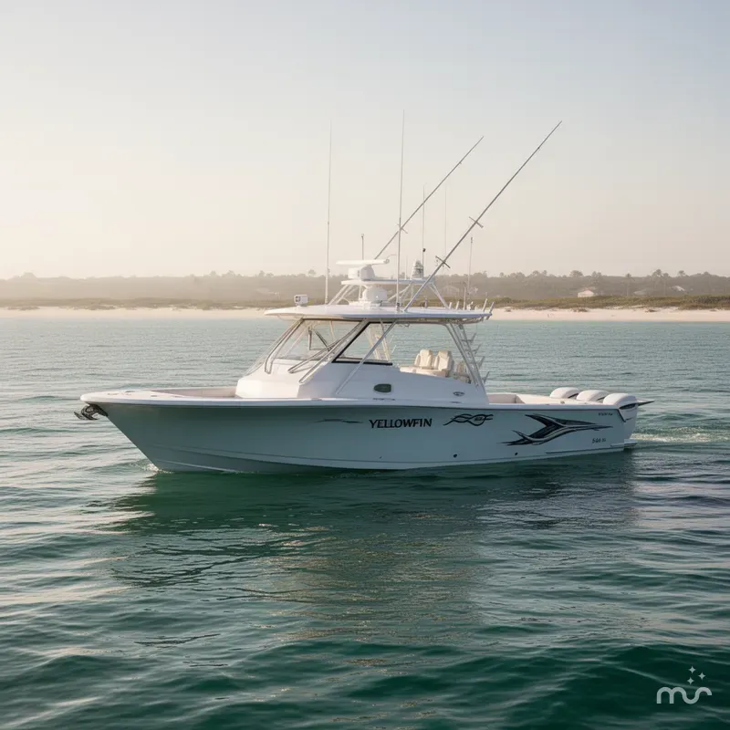 Slide: The Image of Yellowfin 54 Offshore 2025 - 0