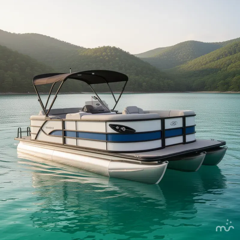 Slide: The Image of Bentley Pontoons Legacy 243 Navigator Dual Captain Full Tube Ext 2025 - 2