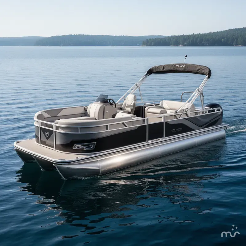 Slide: The Image of Tahoe Sport 2385 Swingback (VRB) Tritoon & Honda 4-Strok 2025 - 0