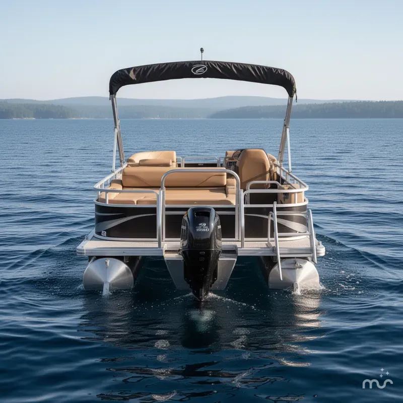 Slide: The Image of Tahoe Sport 2385 Swingback (VRB) Tritoon & Honda 4-Strok 2025 - 1
