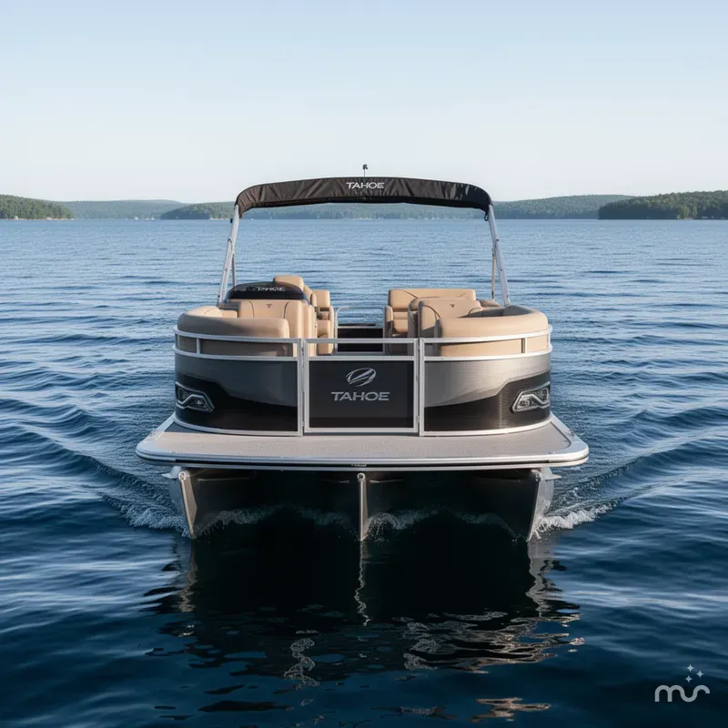 Slide: The Image of Tahoe Sport 2385 Swingback (VRB) Tritoon & Honda 4-Strok 2025 - 2