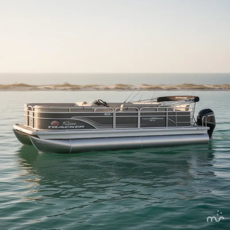Slide: The Image of Sun Tracker Fishin' Barge 20 DLX 2025 - 0