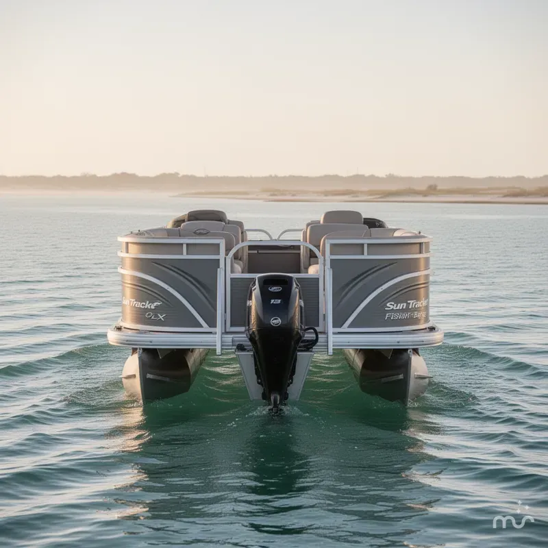 Slide: The Image of Sun Tracker Fishin' Barge 20 DLX 2025 - 2