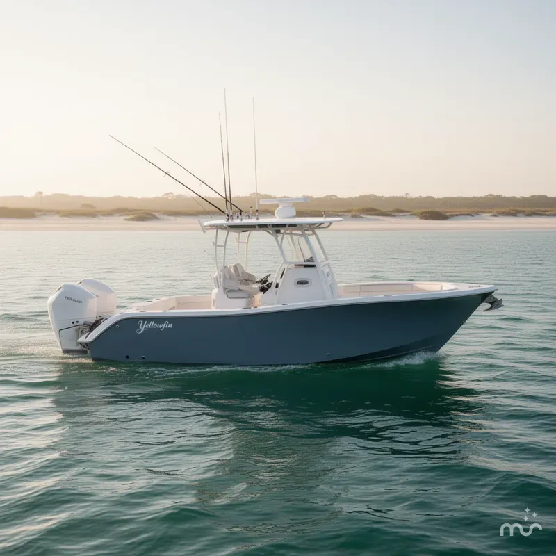 Slide: The Image of Yellowfin 32 Offshore 2025 - 0