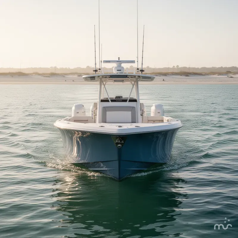 Slide: The Image of Yellowfin 32 Offshore 2025 - 2