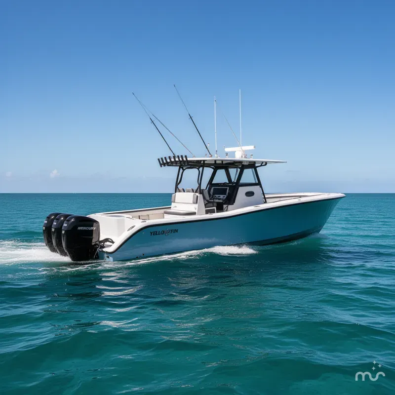 Slide: The Image of Yellowfin 39 Offshore 2025 - 2