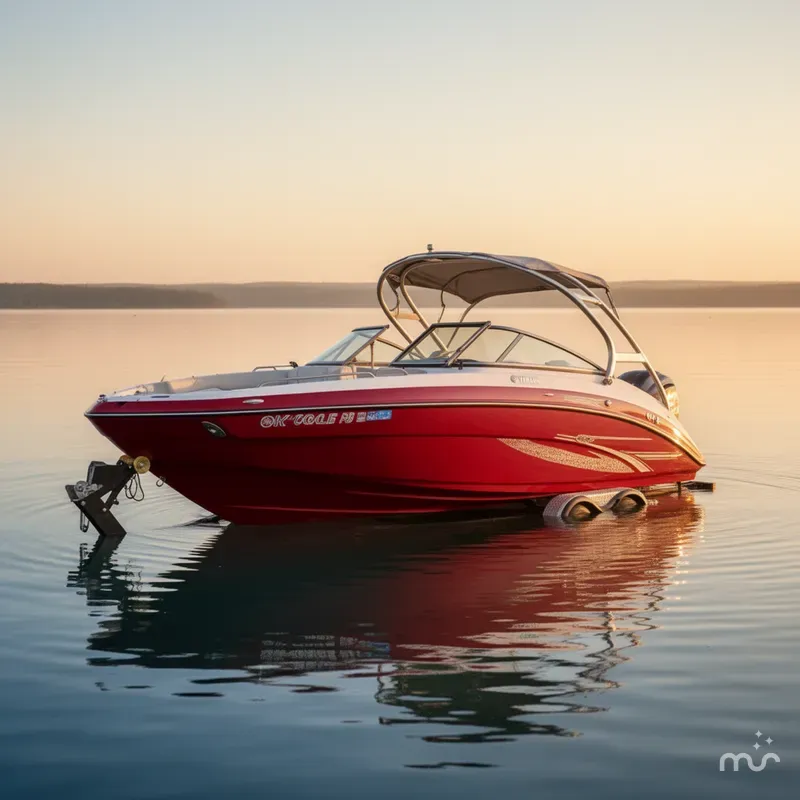 Slide: The Image of Yamaha 242 Limited S With Painted Trailer 2014 - 0