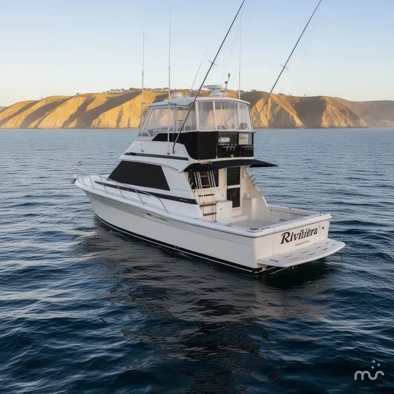 Slide: The Image of Riviera 43 Open Flybridge 1998 - 2